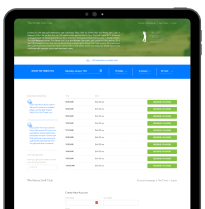 Teesnap Small Booking Engine iPad