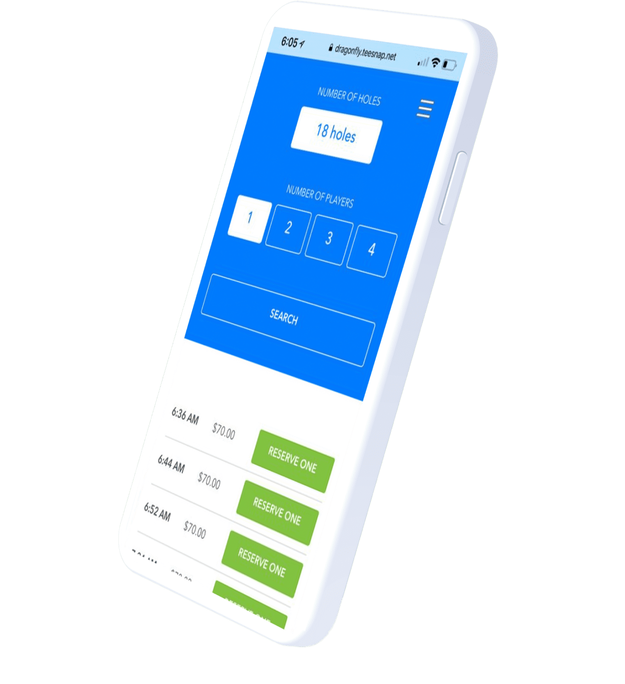 Teesnap Maximize Tee Time Bookings on Mobile