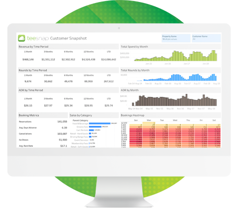Teesnap Customer Insights & Data Capture Screen