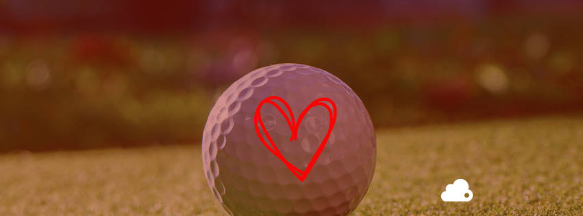 Teesnap Golf Marketing Heart Golf Ball