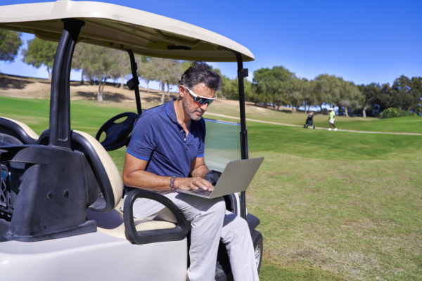 Executive Golf Stock Photo