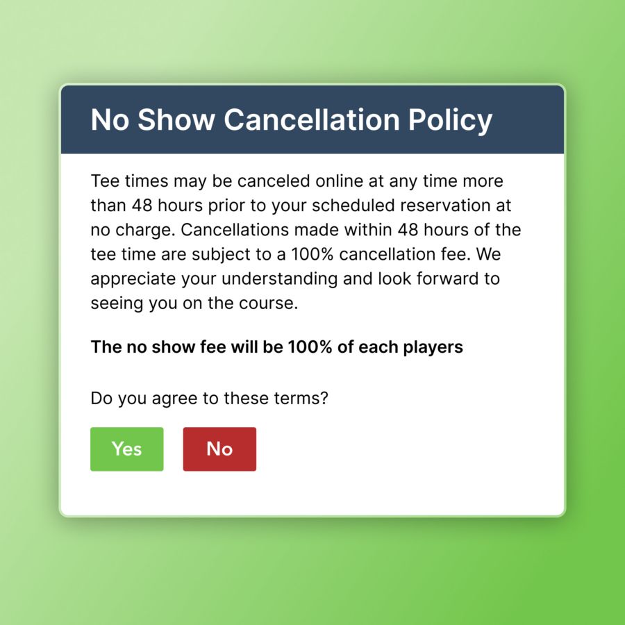Image 1 → Not Implementing A Cancellation Policy 1 Image 1 → Not Implementing A Cancellation Policy 1